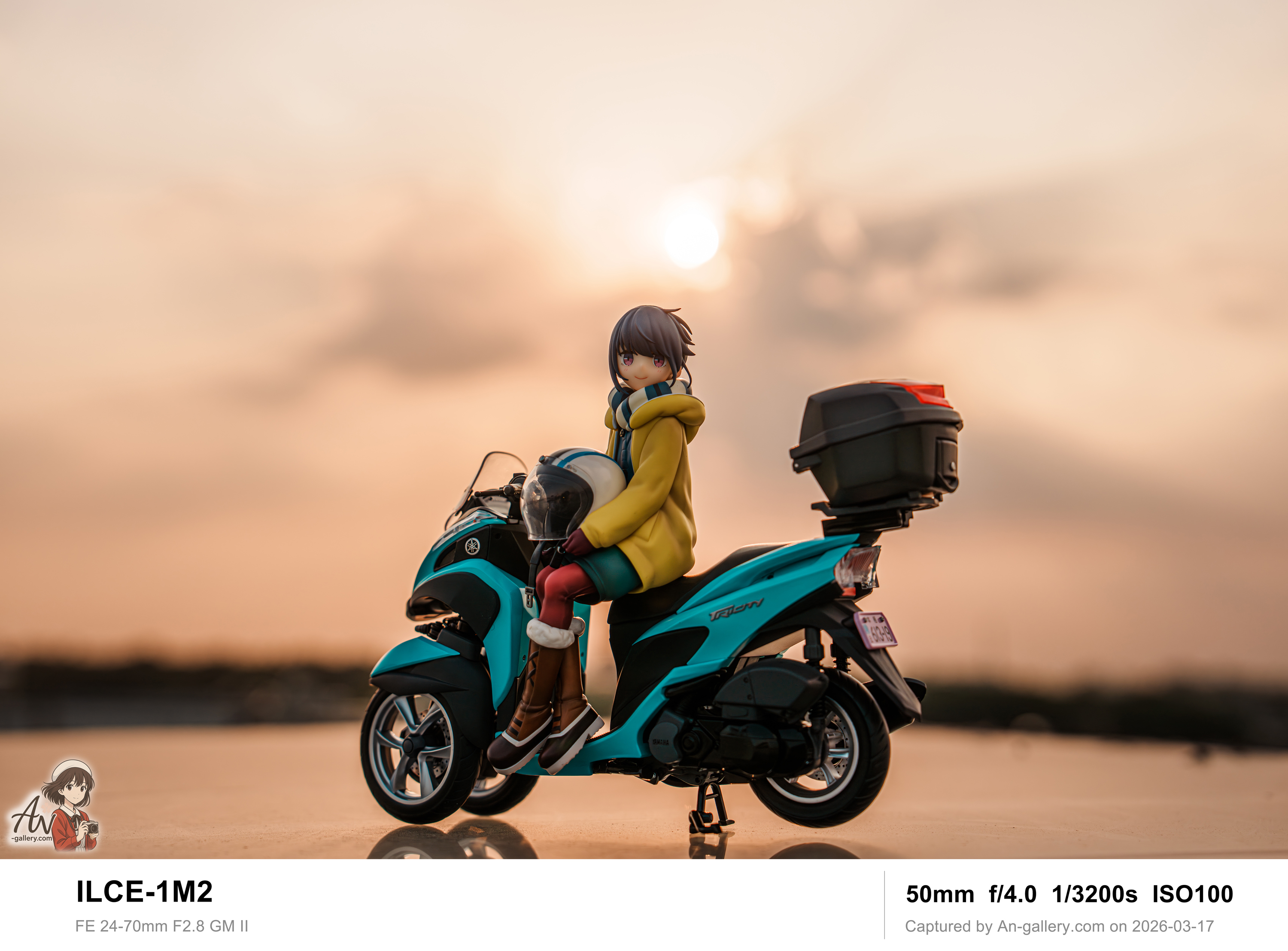 Shima Rin with Three-wheel Scooter — 2026.03.17