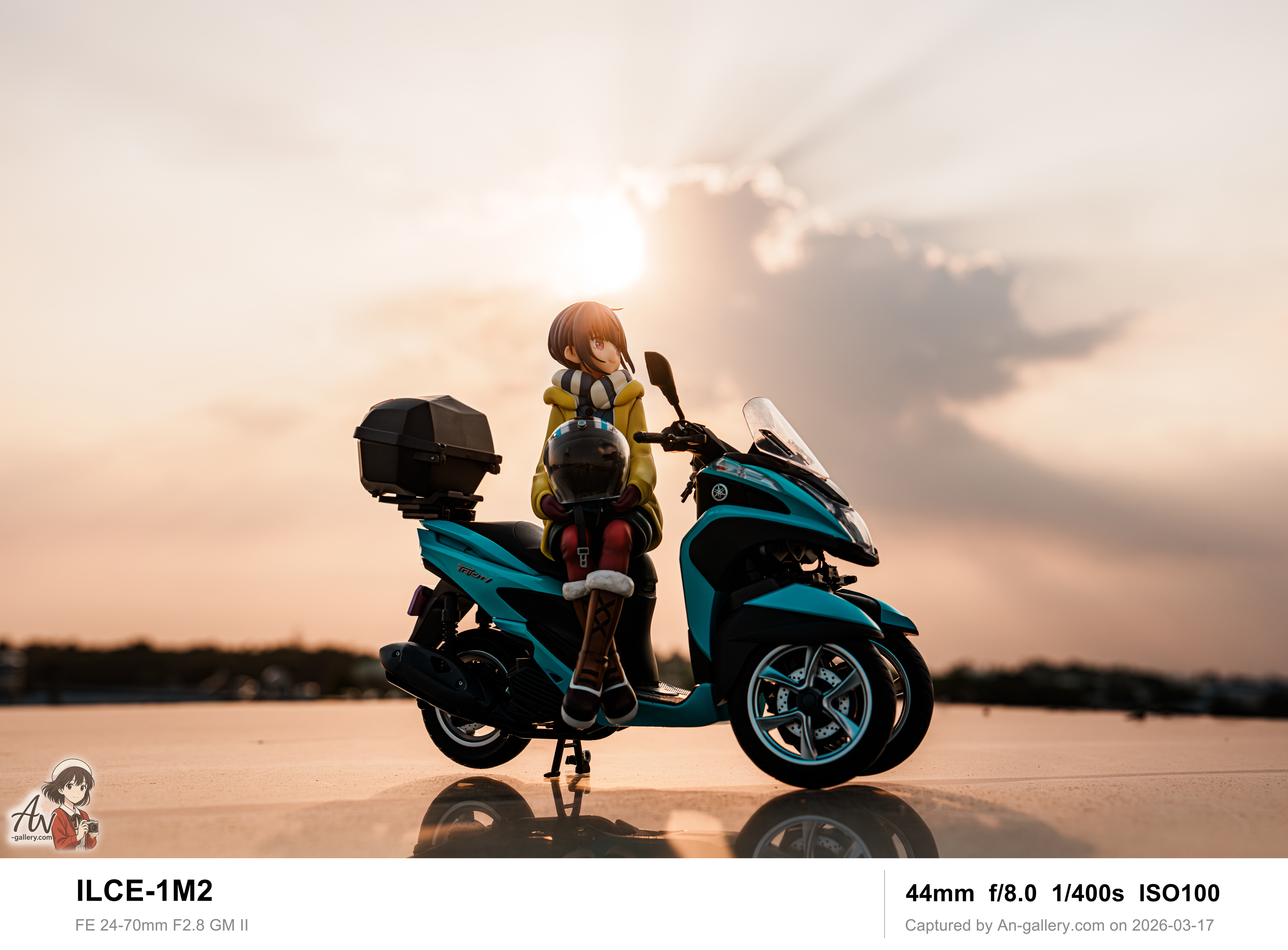 Shima Rin with Three-wheel Scooter — 2026.03.17