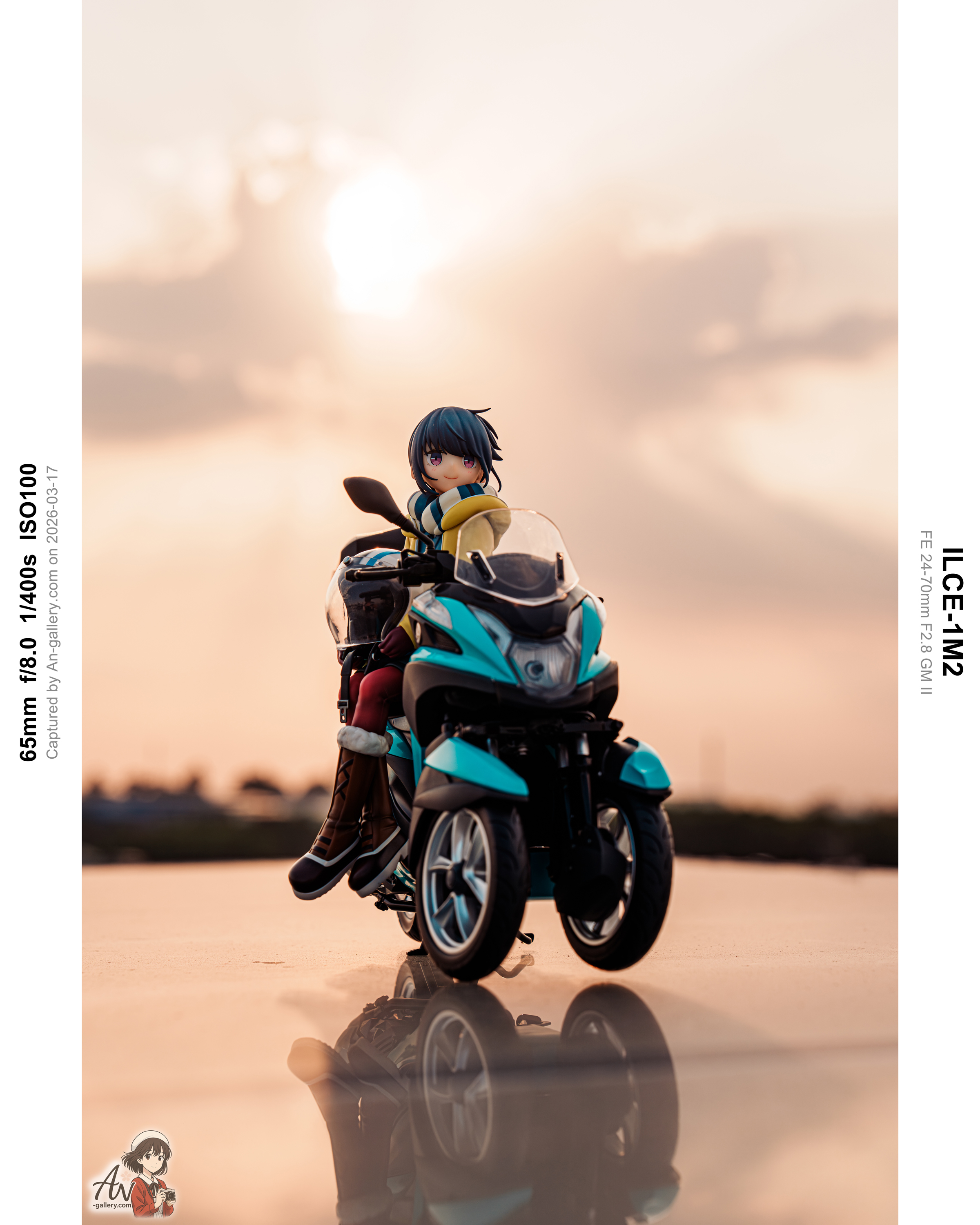 Shima Rin with Three-wheel Scooter — 2026.03.17